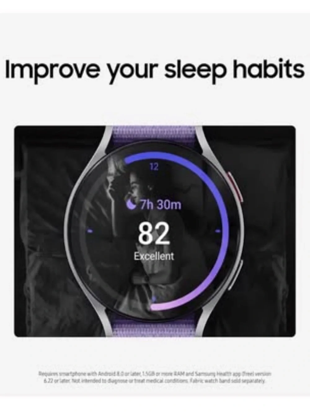 Samsung Galaxy Watch 6 in Graphite with Pink Dial Accents